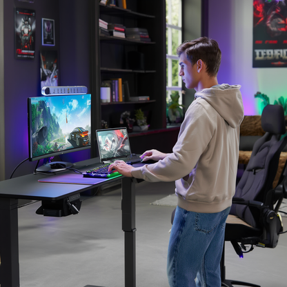 Bureau électrique réglable en hauteur avec mémoire de positions