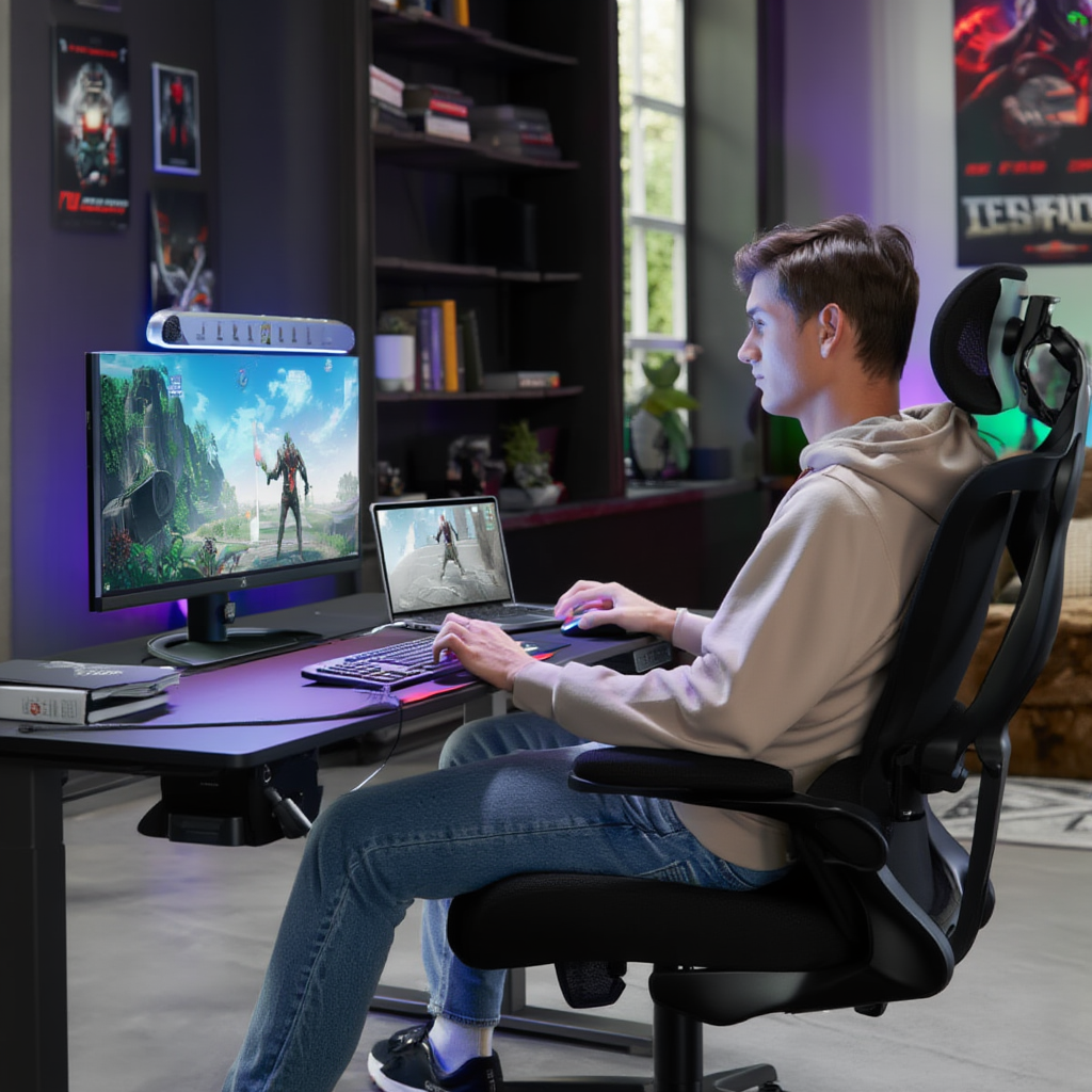 Bureau électrique réglable en hauteur avec mémoire de positions