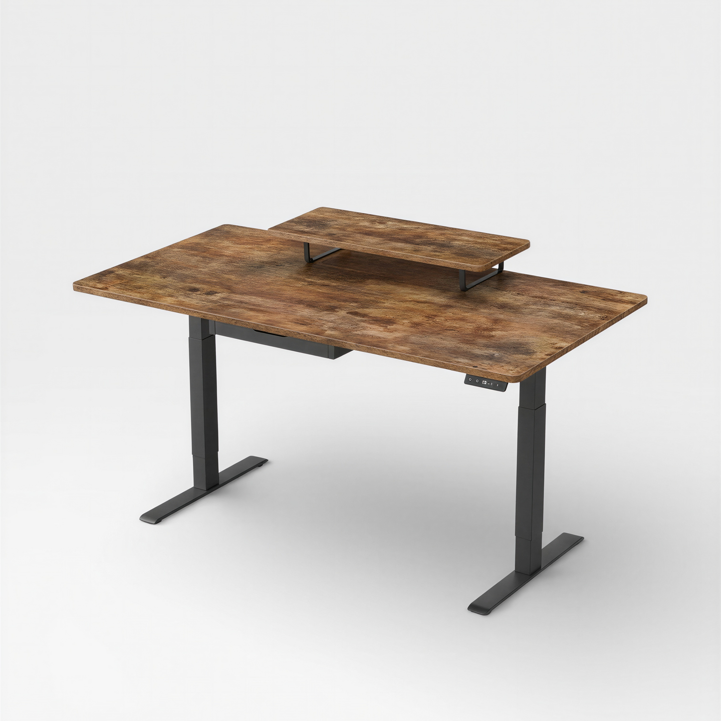 Bureau électrique réglable en hauteur avec tiroir et port USB-C